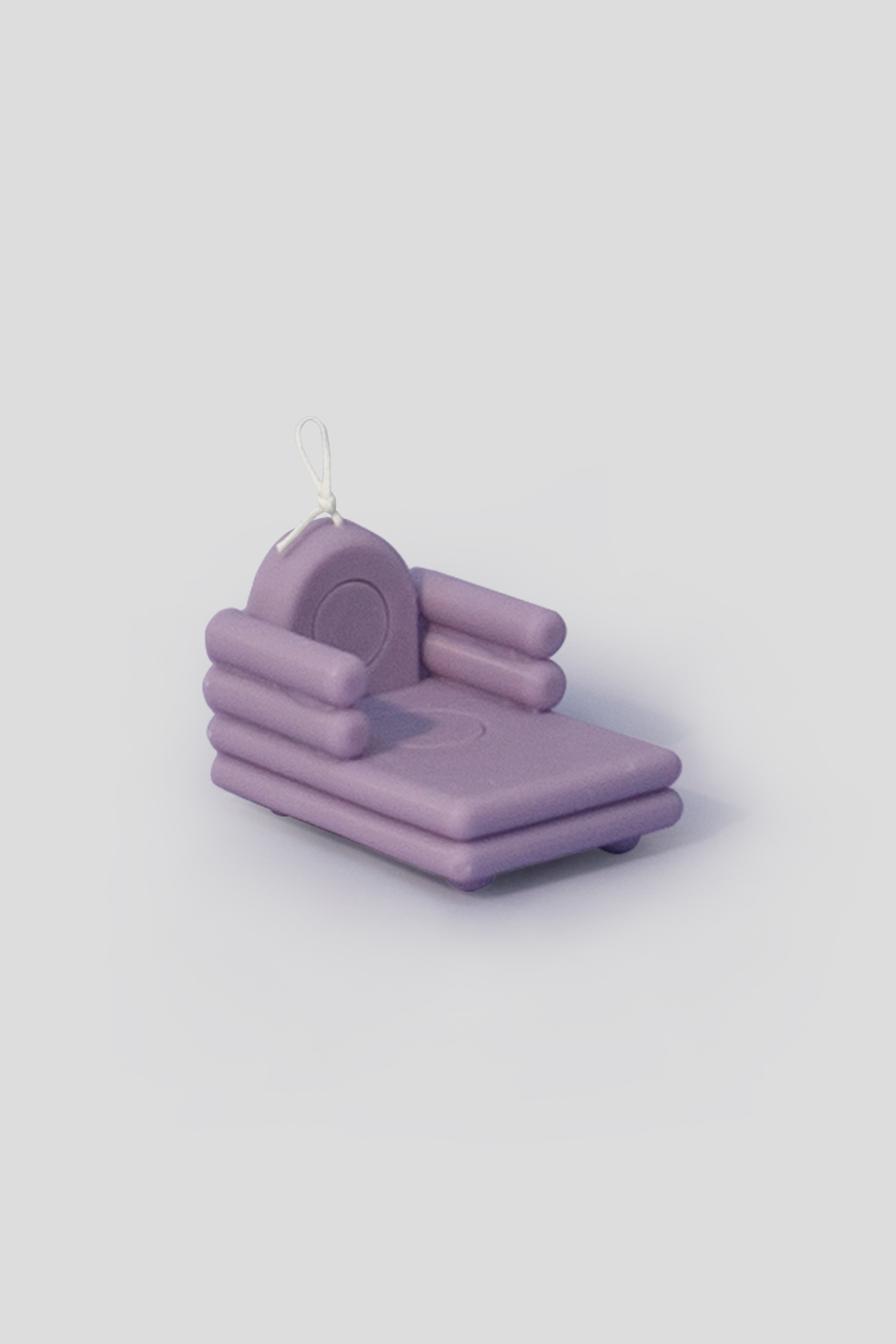 Couch candle in Purple