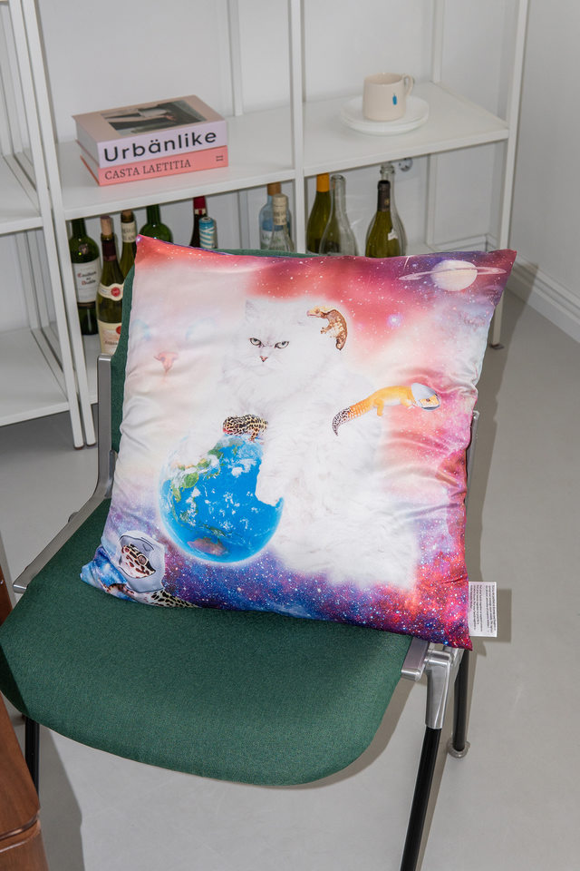 COSMOS CAT CUSHION COVER