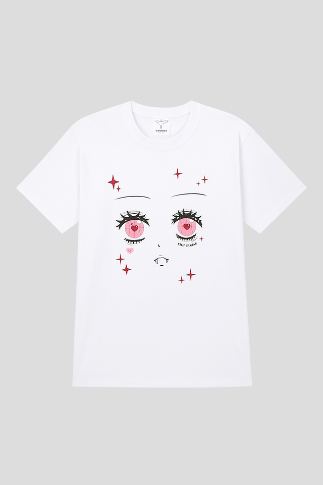 Big eyes t-shirt - WHITE
