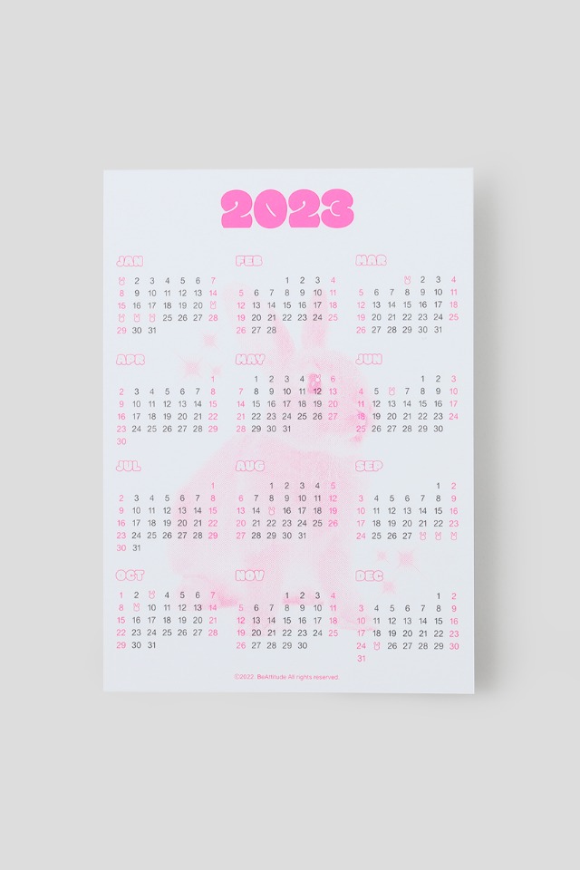 2023 Rabbit Calendar (A6)