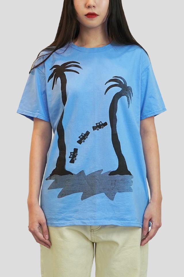Scary Thoughts T Shirt (Blue)