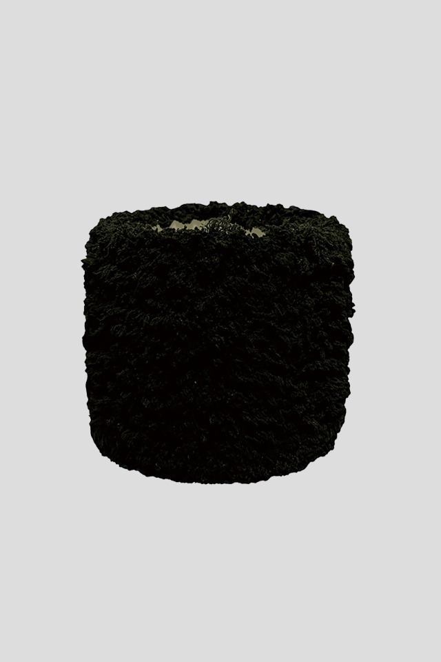 Fuzzy Pot Black
