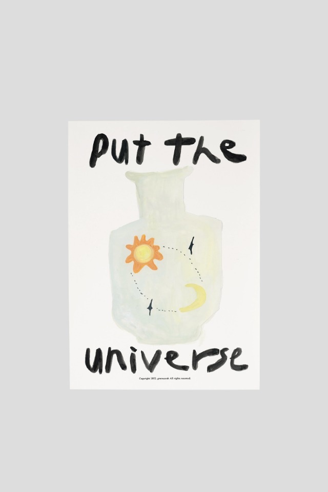 A3 Poster-Put the universe!