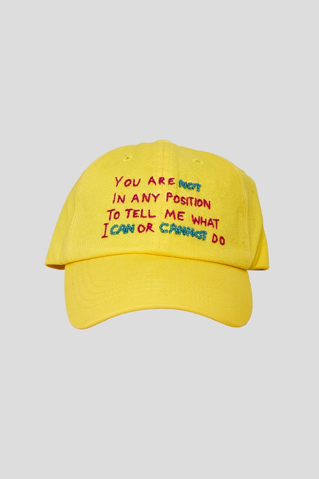 [🎀 One &amp; Only] Cap - yellow