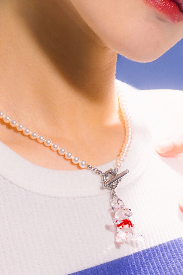 TEDDY NECKLACE_RED