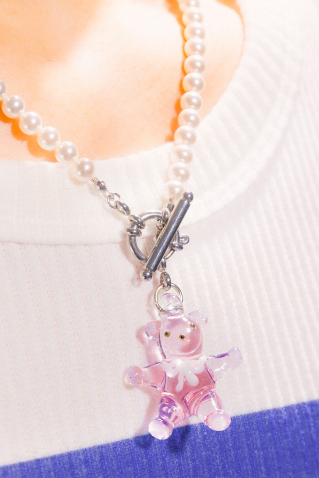 TEDDY NECKLACE_PINK