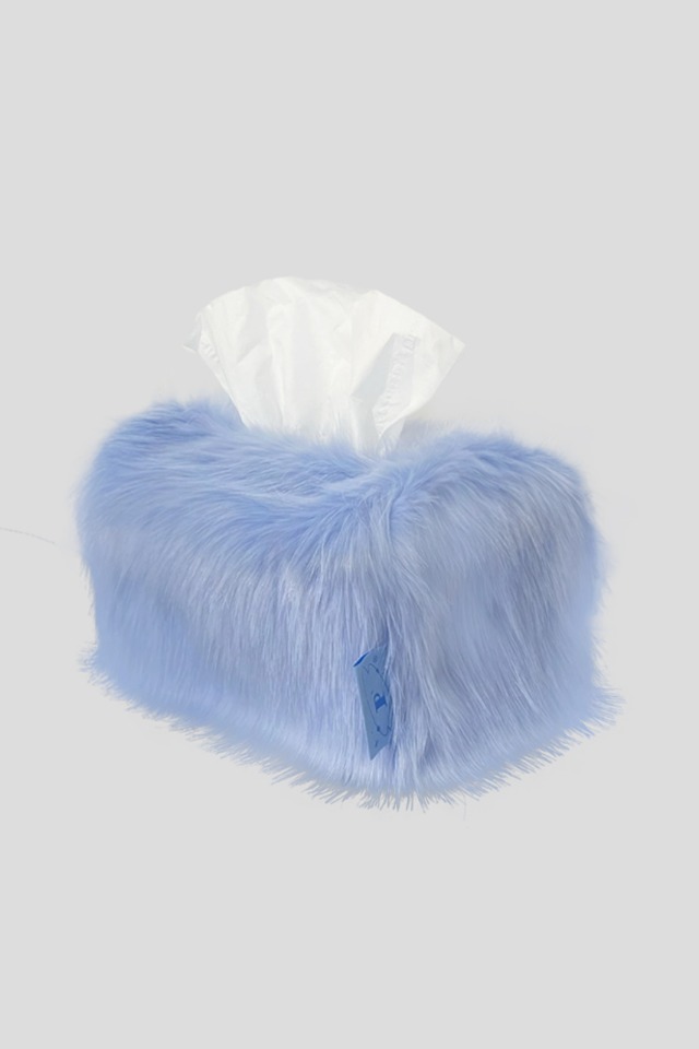 Fur-ppet Tissue Case (Sky blue)