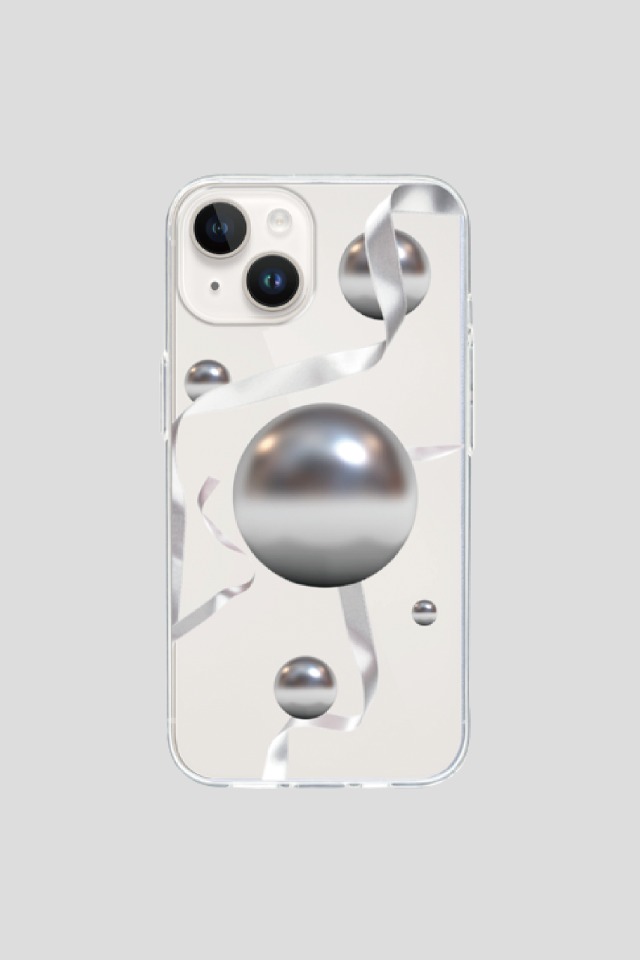 rhythm ball phone case (White)