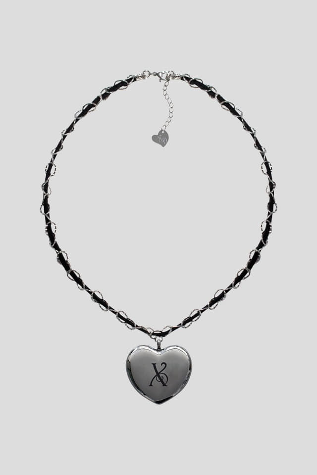 GIANT LUV  NECKLACE_SILVER