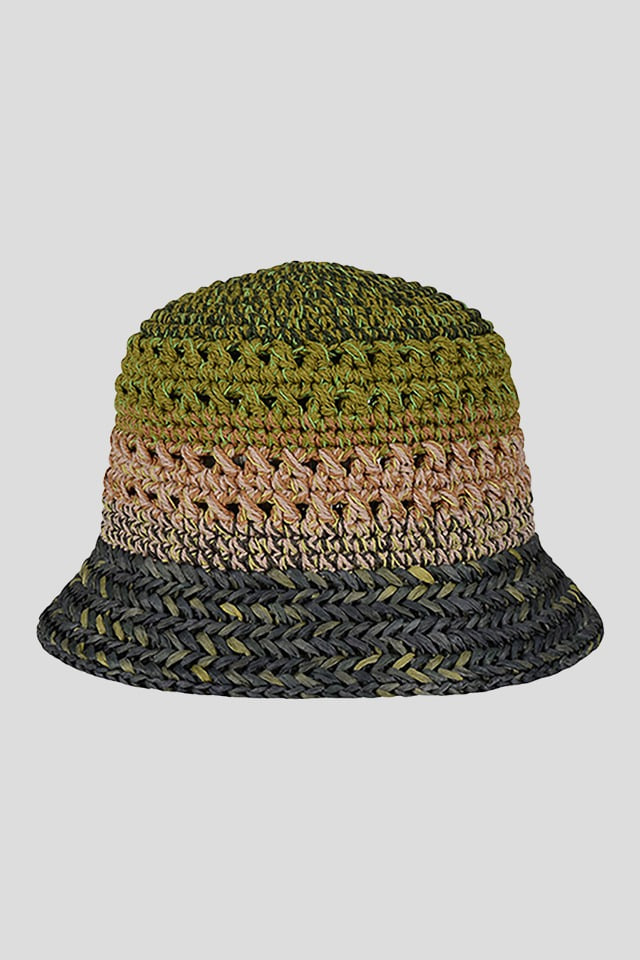 herringbone bucket hat (mountain)_summer