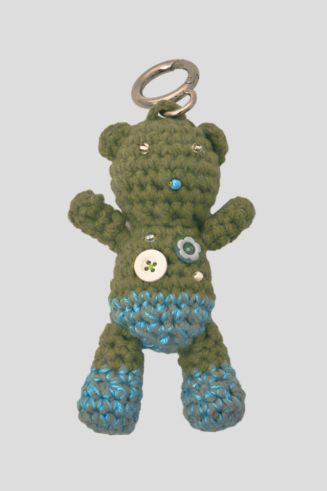 Button Home Bear -olive
