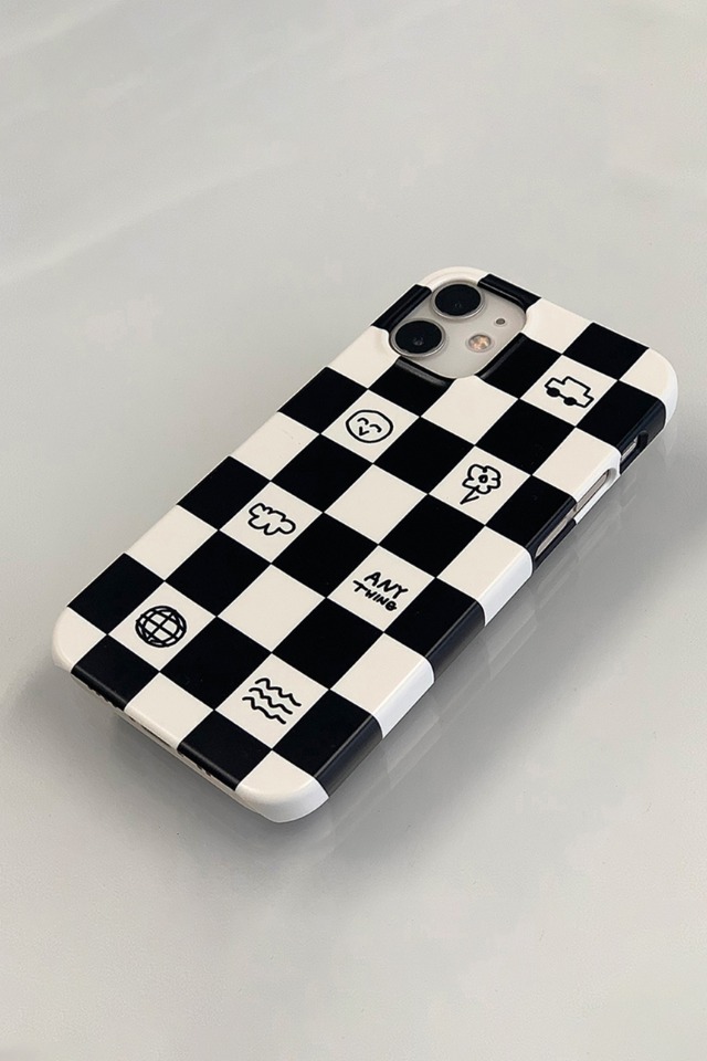 Doodle Checkerboard case