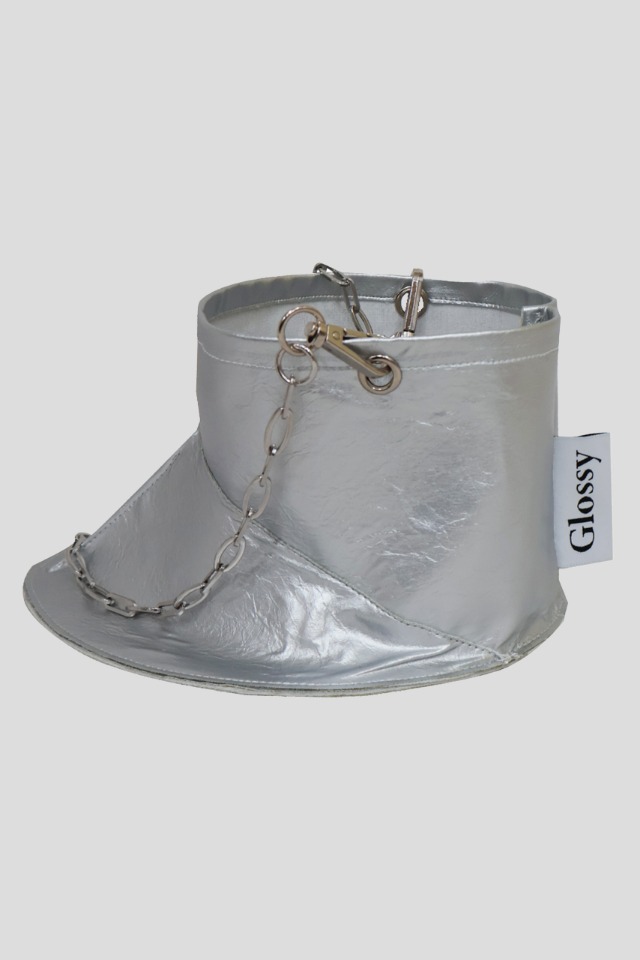 Silver boots pot cover