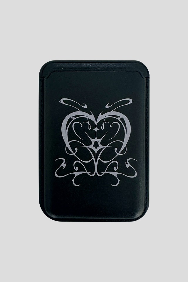 Strange LOVE Magsafe card wallet #BLACK