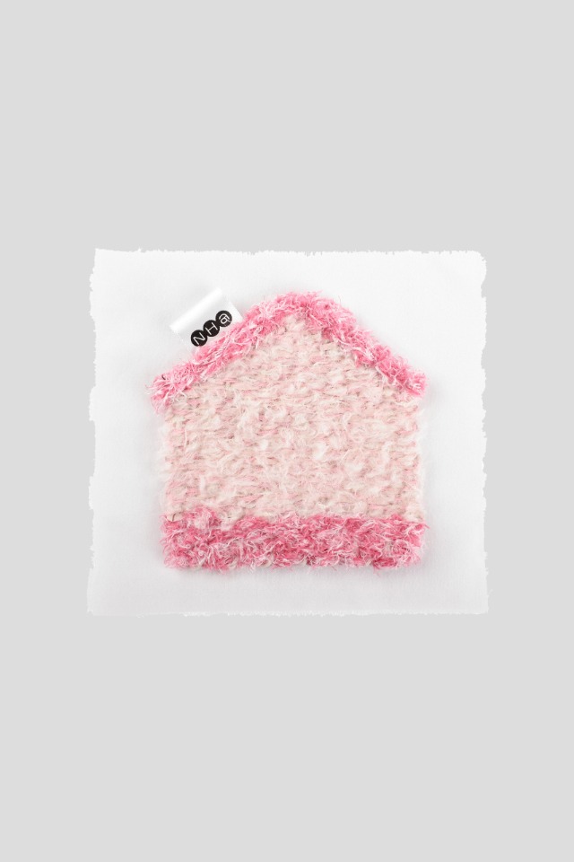 Crooked House Coaster_Pink